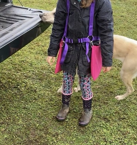 Childs pink purple - &,