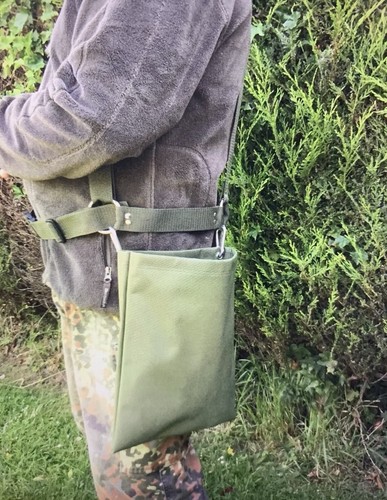 Olive green purse net - green,