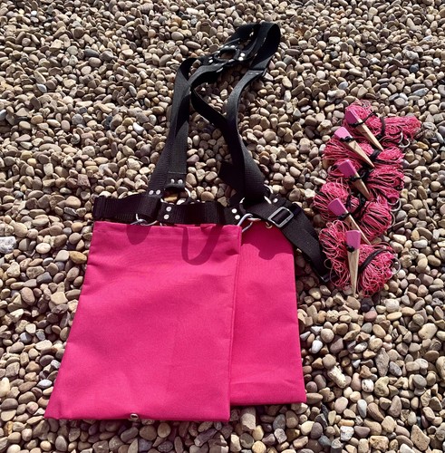 Pink purse net harness with - harness, 5