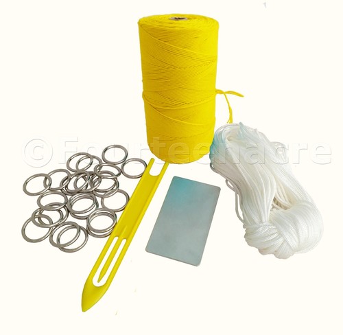 Spun polyester purse net - polyester, kit