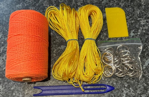 Orange spun poly - spun,